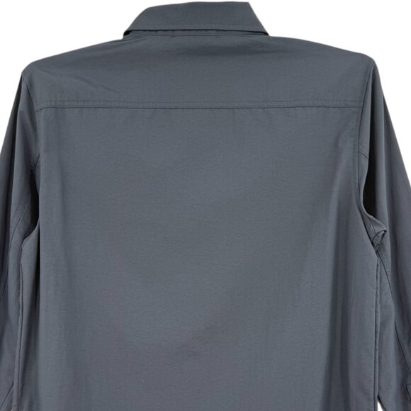 NWT Free Country Men's Expedition Moisture Wicking Storm Gray Nylon Shirt Size S - Picture 4 of 12